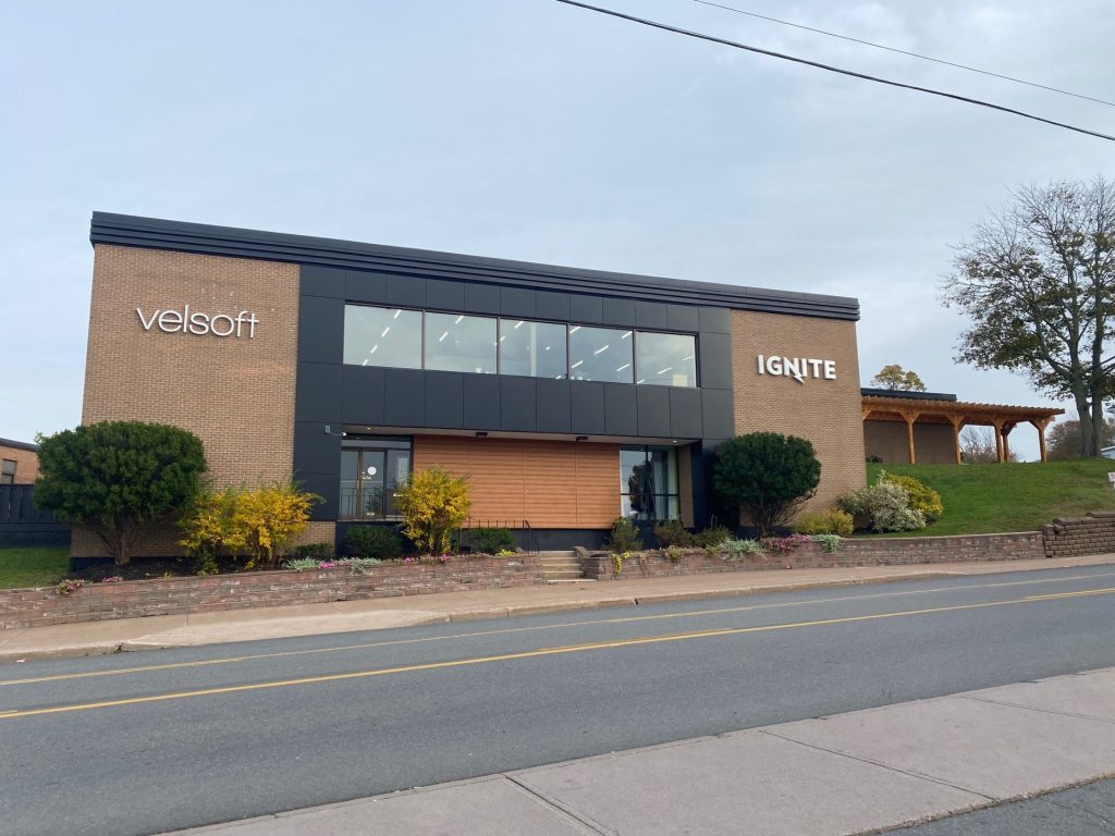 Velsoft office on East River Road, New Glasgow, Nova Scotia